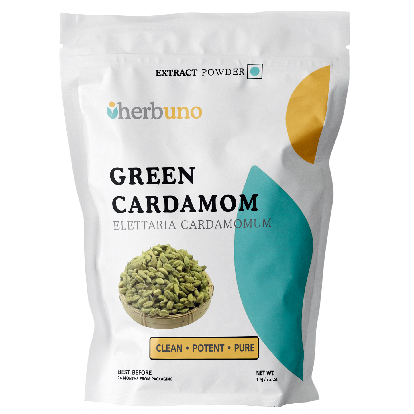 Green Cardamom Extract Powder - Elettaria cardamomum - Herbuno.Com