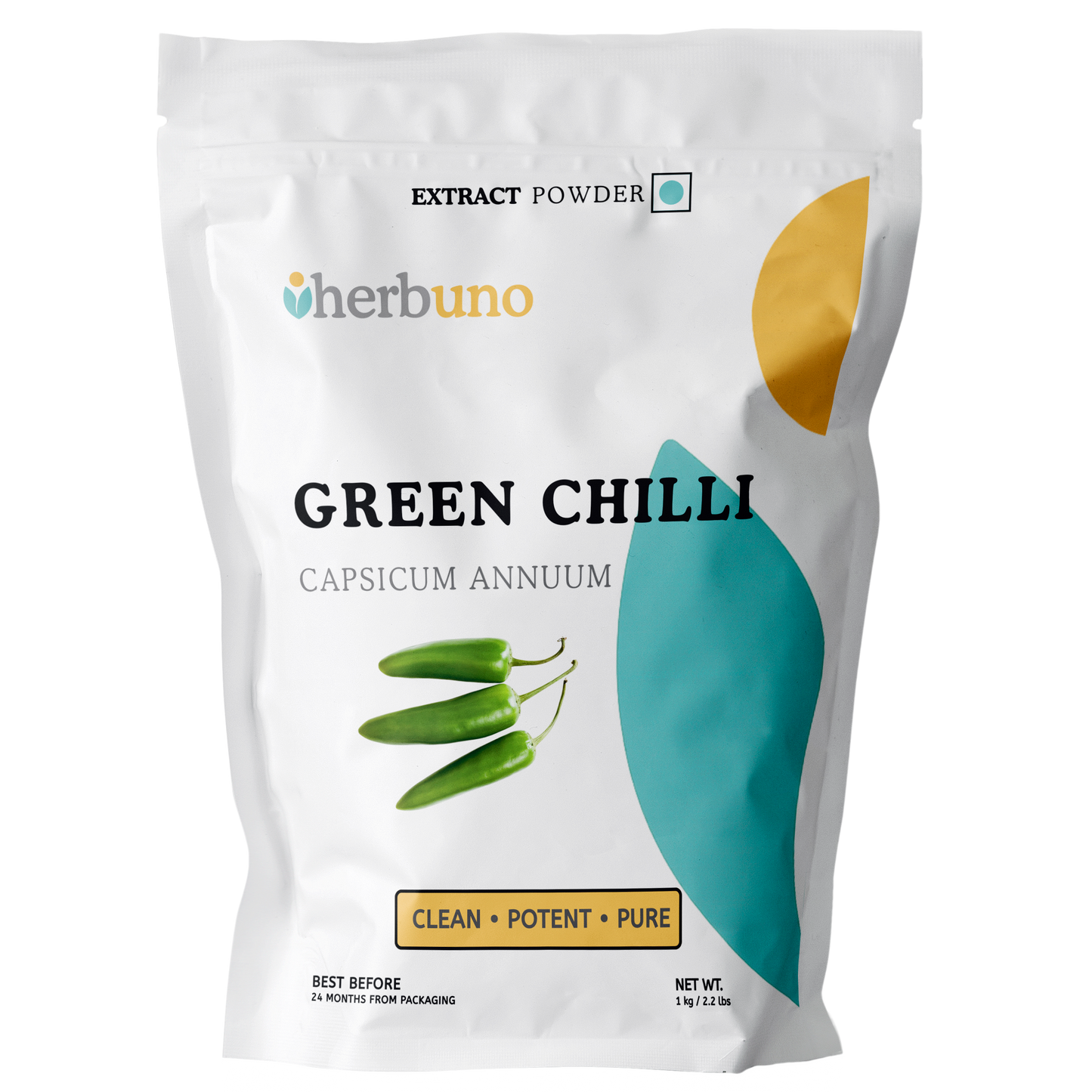Green Chilli Extract Powder - Capsicum annuum - Herbuno.Com