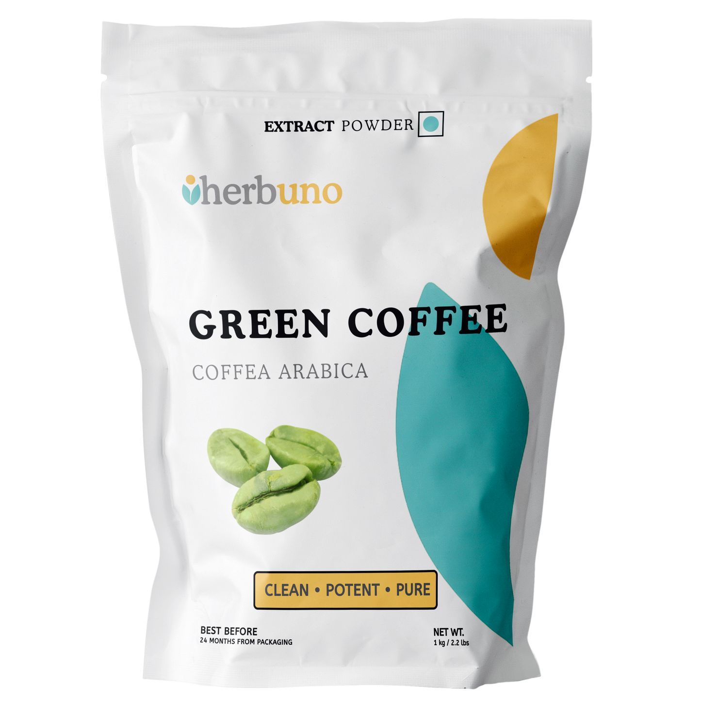 Green Coffee Extract Powder - Coffea arabica - Herbuno.Com