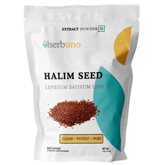 Halim Seeds Extract Powder - Garden Cress - Lepidium Sativum Linn - Herbuno.Com