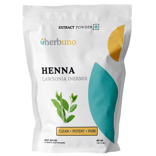 Henna Extract Powder - Lawsonia inermis - Herbuno.Com