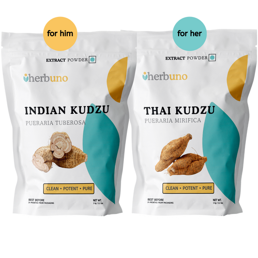 Him & Her Kudzu Vitality Bundle - Herbuno.Com
