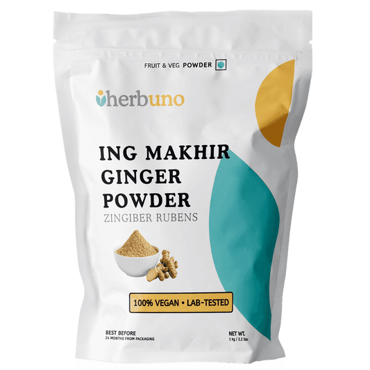 Ing Makhir Ginger Powder - Premium Zingiber Rubens - Herbuno.Com
