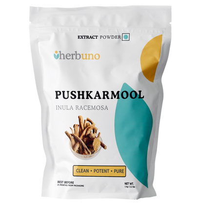 Inula racemosa (Pushkarmool) Extract Powder - Herbuno.Com