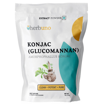 Konjac (Glucomannan) 95% Powder - Amorphophallus konjac  - Bulk Supplier India  - shop_name