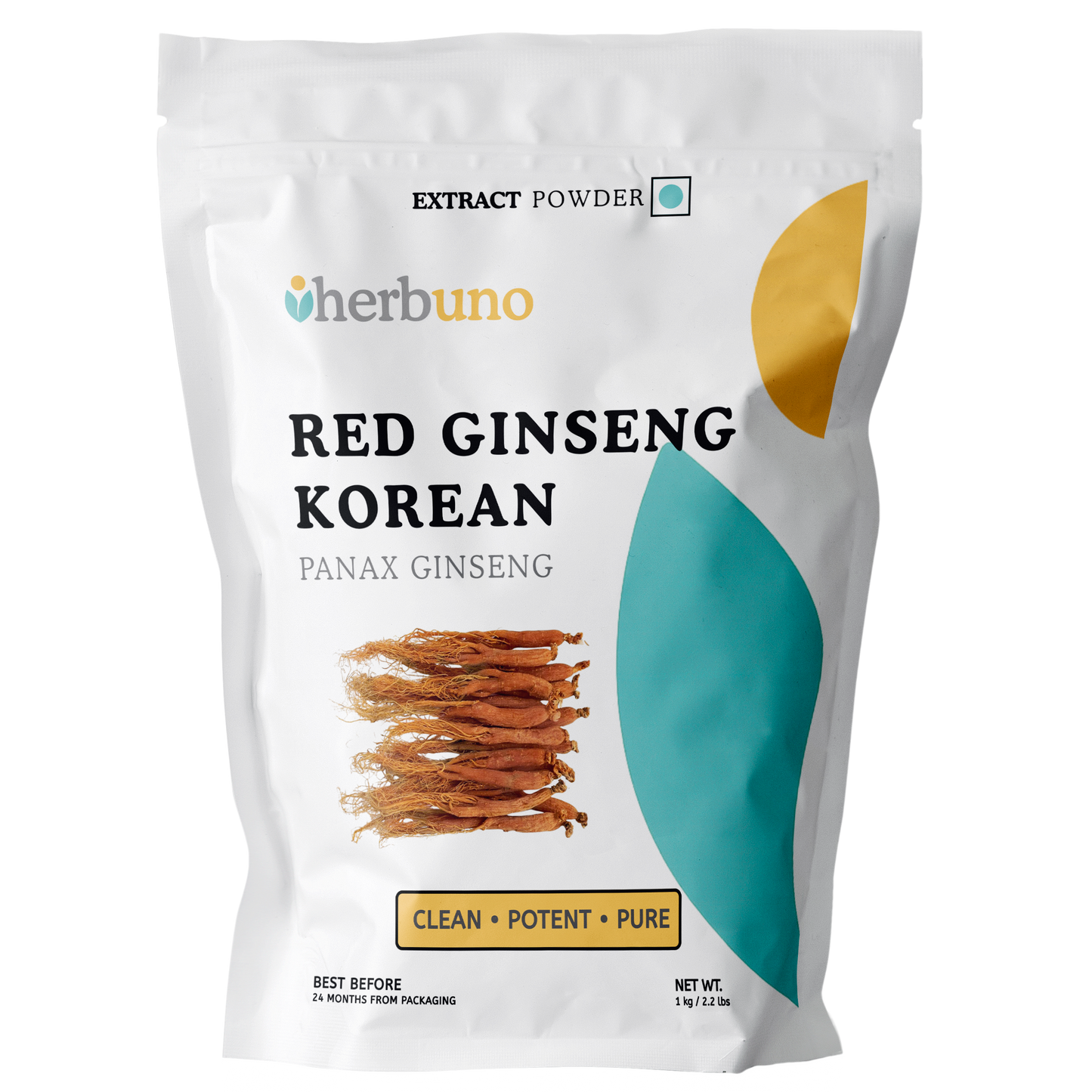 Korean Red Ginseng 99% Extract Powder - Herbuno.Com