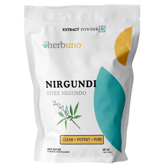 Nirgundi Extract Powder - Vitex negundo - Herbuno.Com