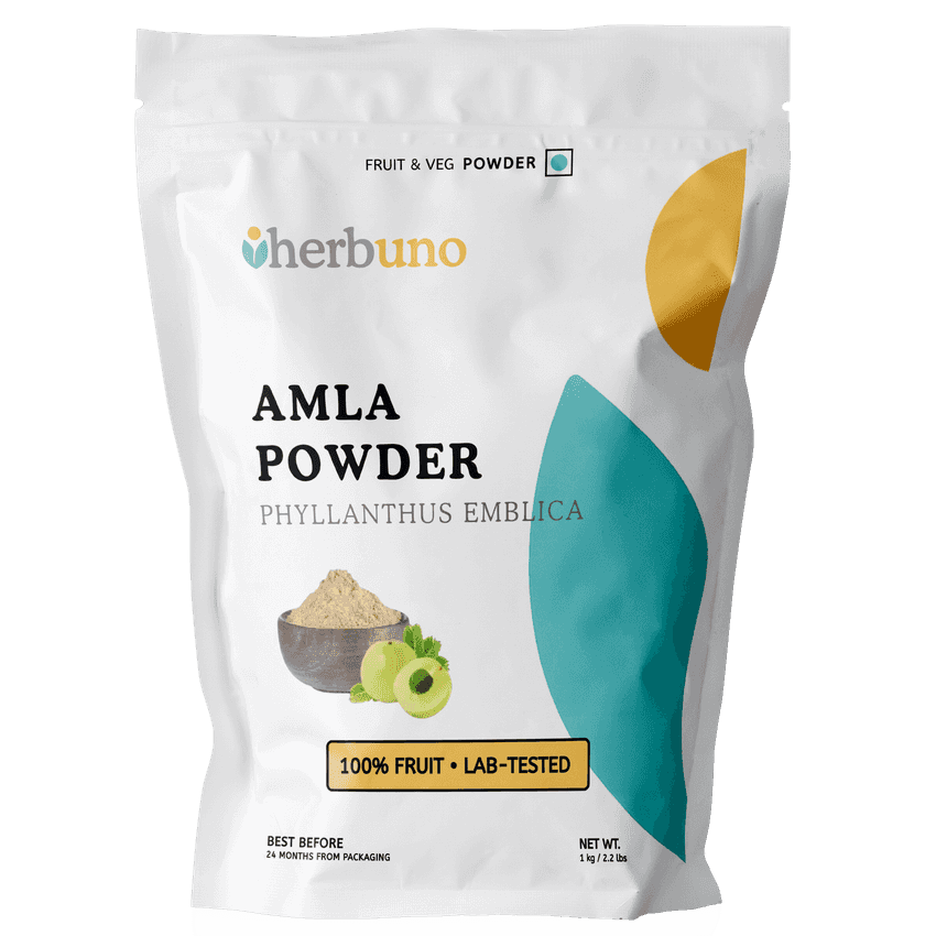 Organic Amla (Phyllanthus emblica) Fruit Powder - Herbuno.Com