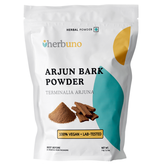 Organic Arjuna (Terminalia arjuna) Bark Powder - Herbuno (Gausyn Global LLP)