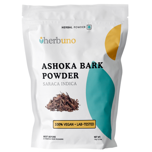 Organic Ashoka (Saraca indica) Bark Powder - Herbuno (Gausyn Global LLP)