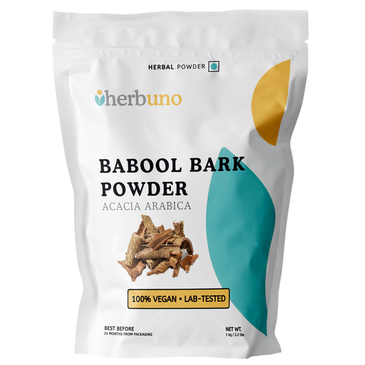 Organic Babool Bark Powder - Acacia arabica - Herbuno.Com