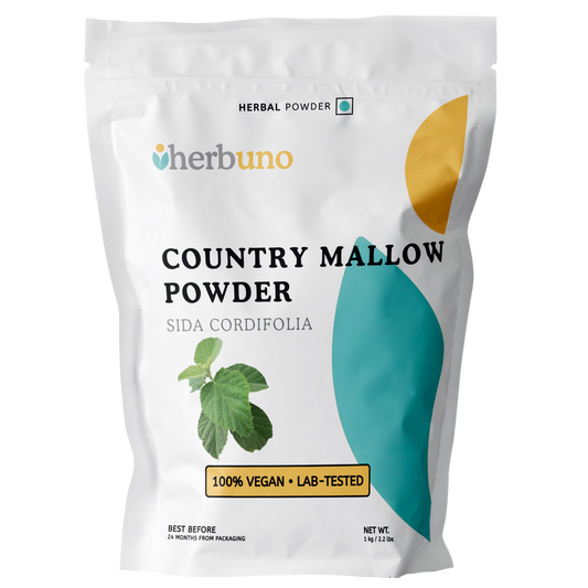 Organic Bala / Country Mallow (Sida cordifolia) Leaf Powder - Herbuno (Gausyn Global LLP)