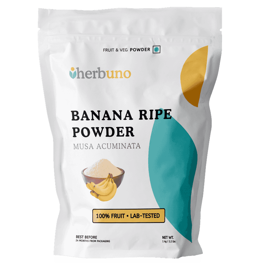 Organic Banana Ripe (Musa acuminata) Fruit Powder - Herbuno.Com
