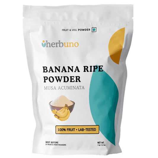 Organic Banana Ripe (Musa acuminata) Fruit Powder - Herbuno.Com