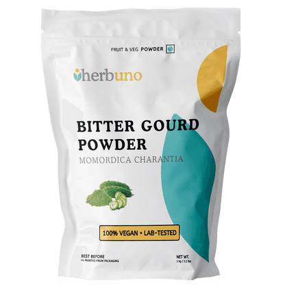 Organic Bitter Gourd (Momordica charantia) Powder - Herbuno.Com