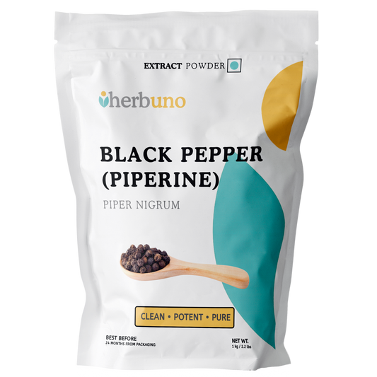 Organic Black Pepper (Piper nigrum) Extract Powder - Herbuno (Gausyn Global LLP)