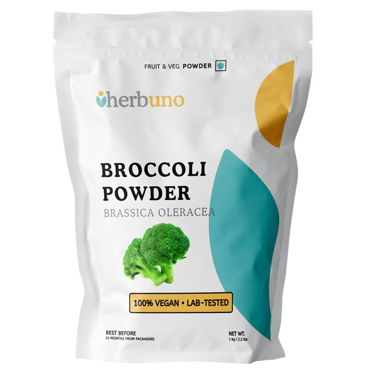 Organic Broccoli (Brassica oleracea) Powder - Herbuno.Com