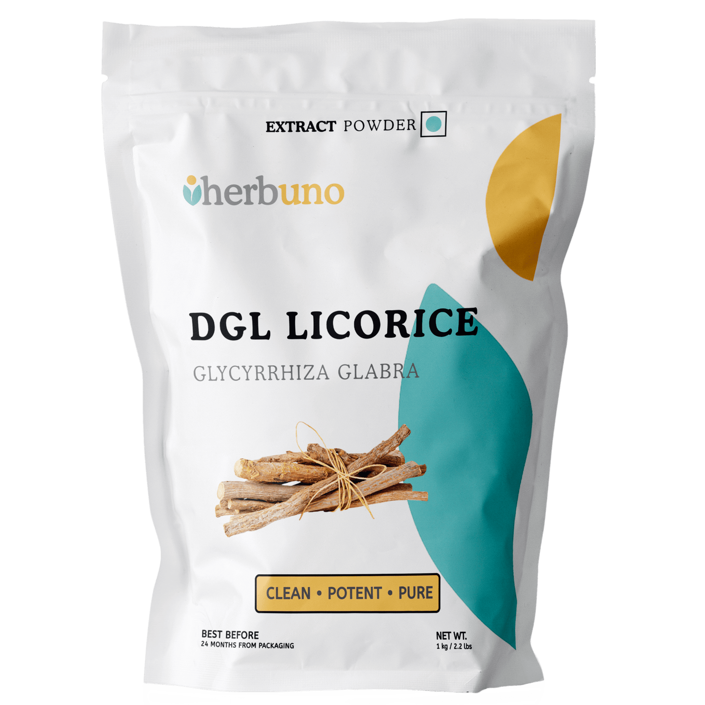 Organic Deglycyrrhizinated Licorice (DGL) Extract Powder - Glycyrrhiza glabra - Herbuno.Com