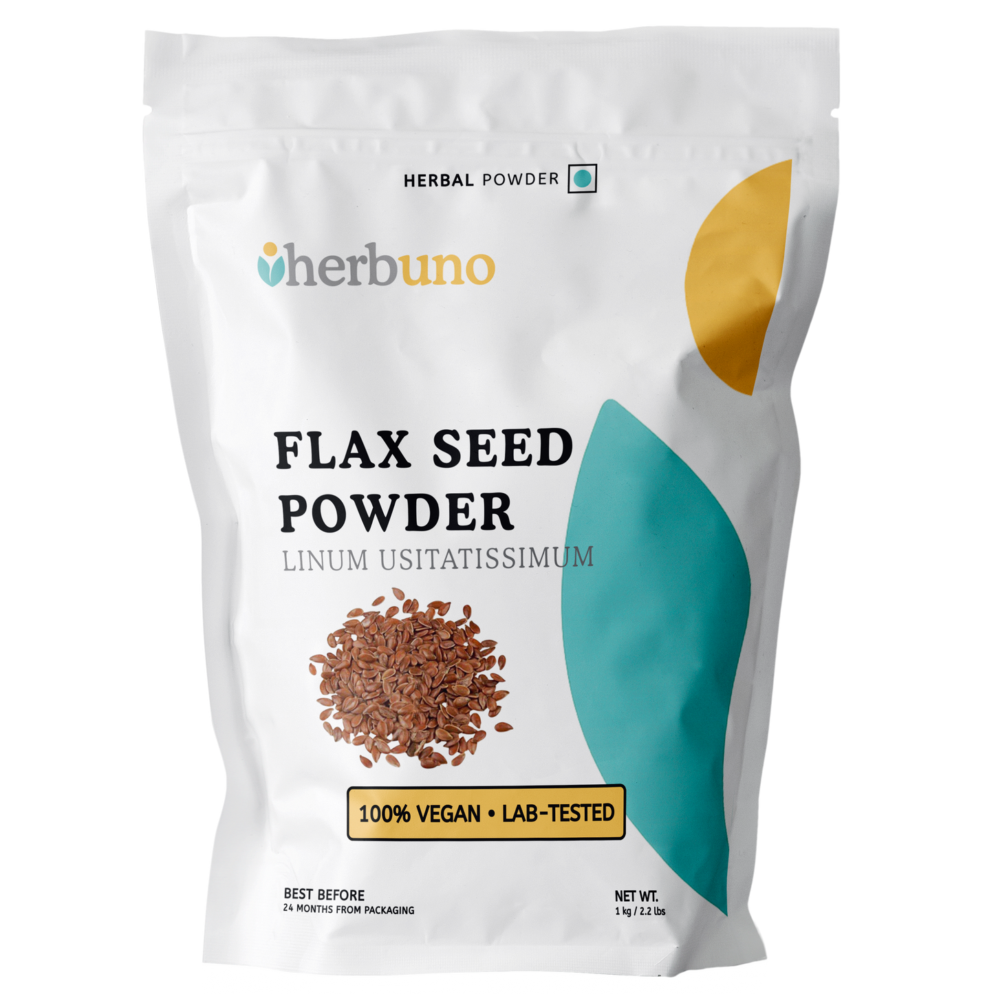 Organic Flax Seed (Linum usitatissimum) Powder - Herbuno.Com