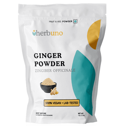 Organic Ginger (Zingiber officinale) Root Powder - Herbuno.Com