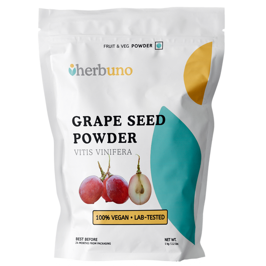 Organic Grape Seed (Vitis vinifera) Powder - Herbuno (Gausyn Global LLP)