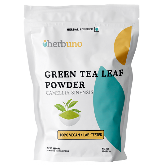 Organic Green Tea Leaf Powder - Camellia sinensis - Herbuno.Com