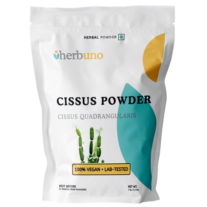 Organic Hadjod / Harjor (Cissus quadrangularis) Stem Powder - Herbuno.Com