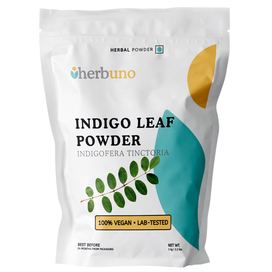 Organic Indigo (Indigofera tinctoria) Leaf Powder - Herbuno.Com