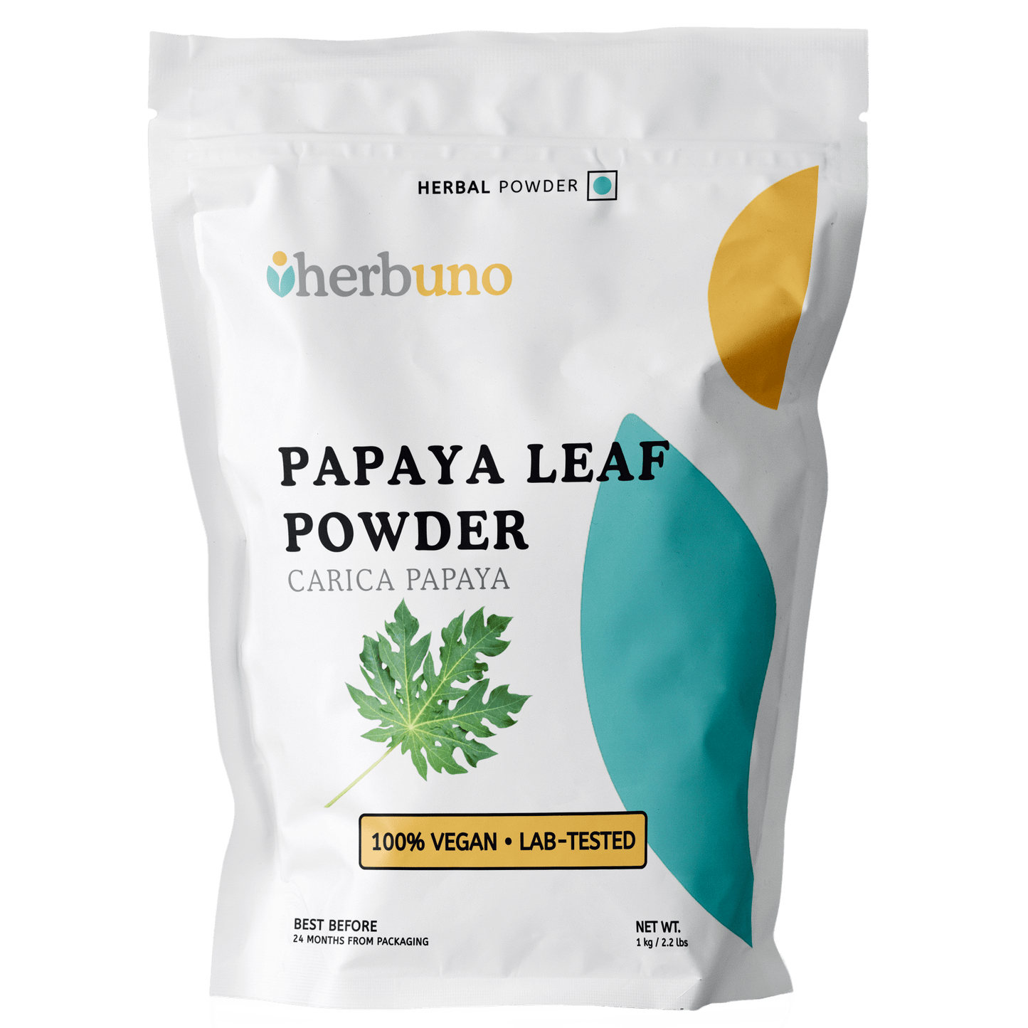 Organic Papaya Leaf Powder - Carica papaya - Herbuno.Com