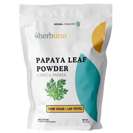 Organic Papaya Leaf Powder - Carica papaya - Herbuno.Com