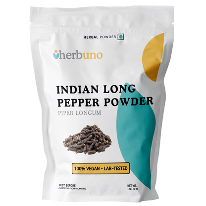 Organic Pippali / Long Pepper (Piper longum) Fruit Powder - Herbuno.Com