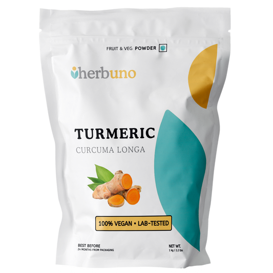 Organic Turmeric (Curcuma longa) Root Powder - Herbuno (Gausyn Global LLP)