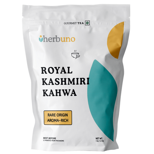 Royal Kashmiri Kahwa Green Tea - Herbuno.Com