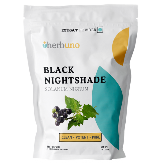 Solanum nigrum (Makoi / Black Nightshade) Extract Powder - Herbuno.Com
