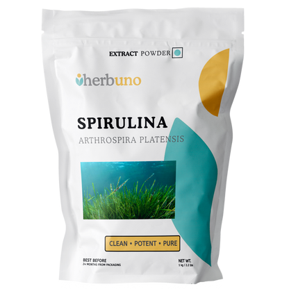 Spirulina Platensis Extract Powder - Nutrient-Rich - Herbuno.Com
