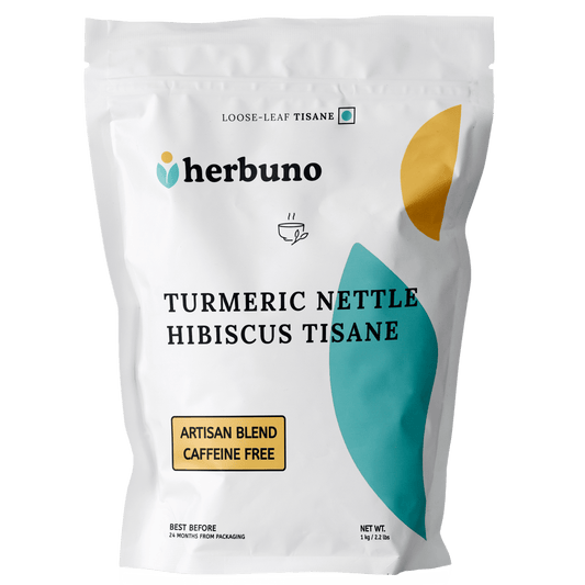 Turmeric Nettle Hibiscus Tisane - Herbuno.Com