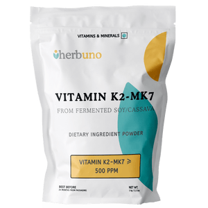 Vitamin K2-MK7 (500 ppm) — from Fermented Soy/Cassava - Bulk Supplier India