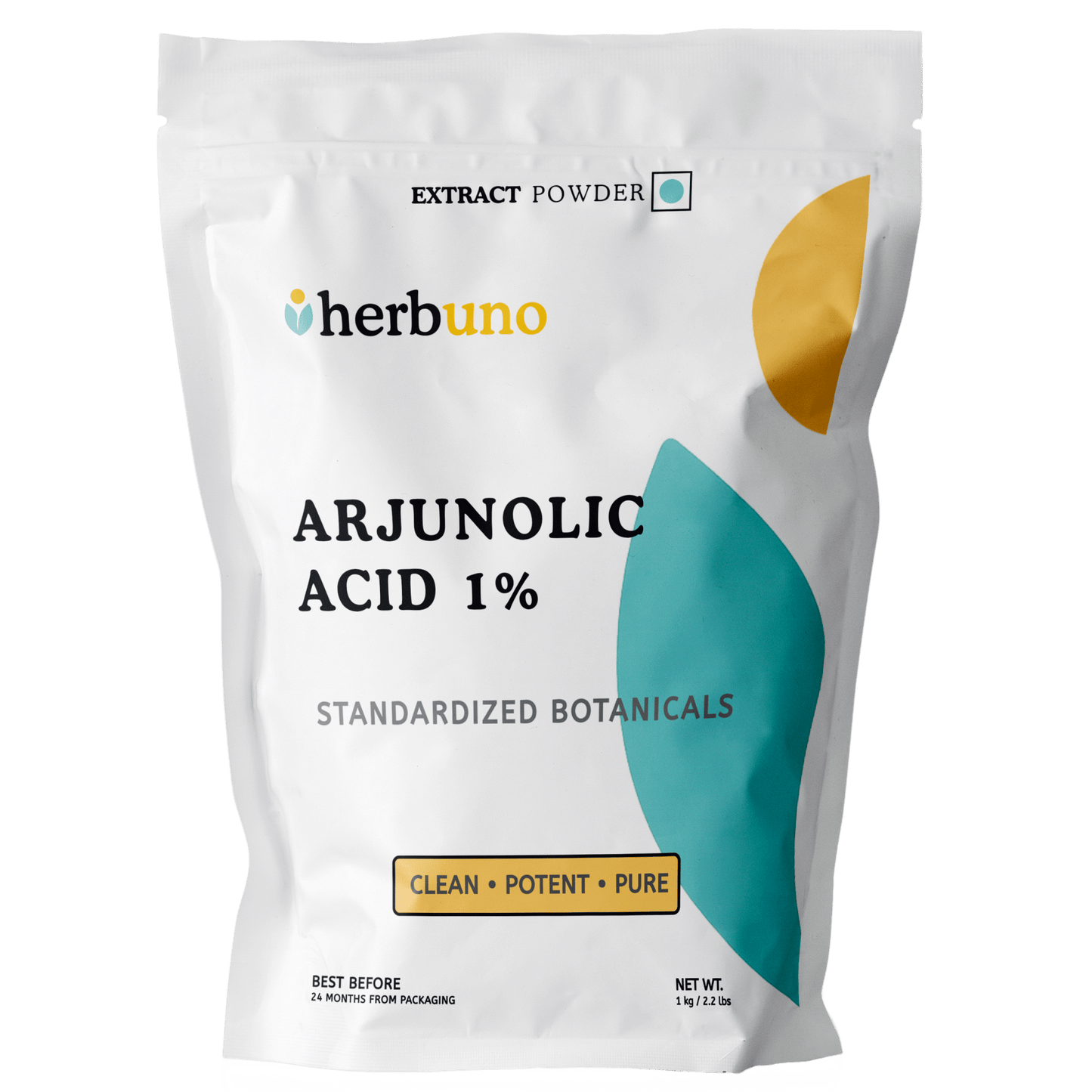 Arjunolic Acid 1% Powder (Arjuna Extract)| Standardized Terminalia Arjuna - Bulk Supplier India