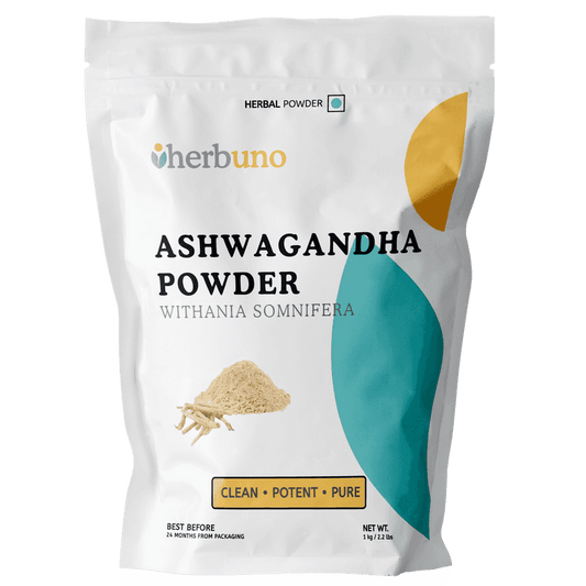 Ashwagandha Powder - Organic Withania somnifera - Herbuno