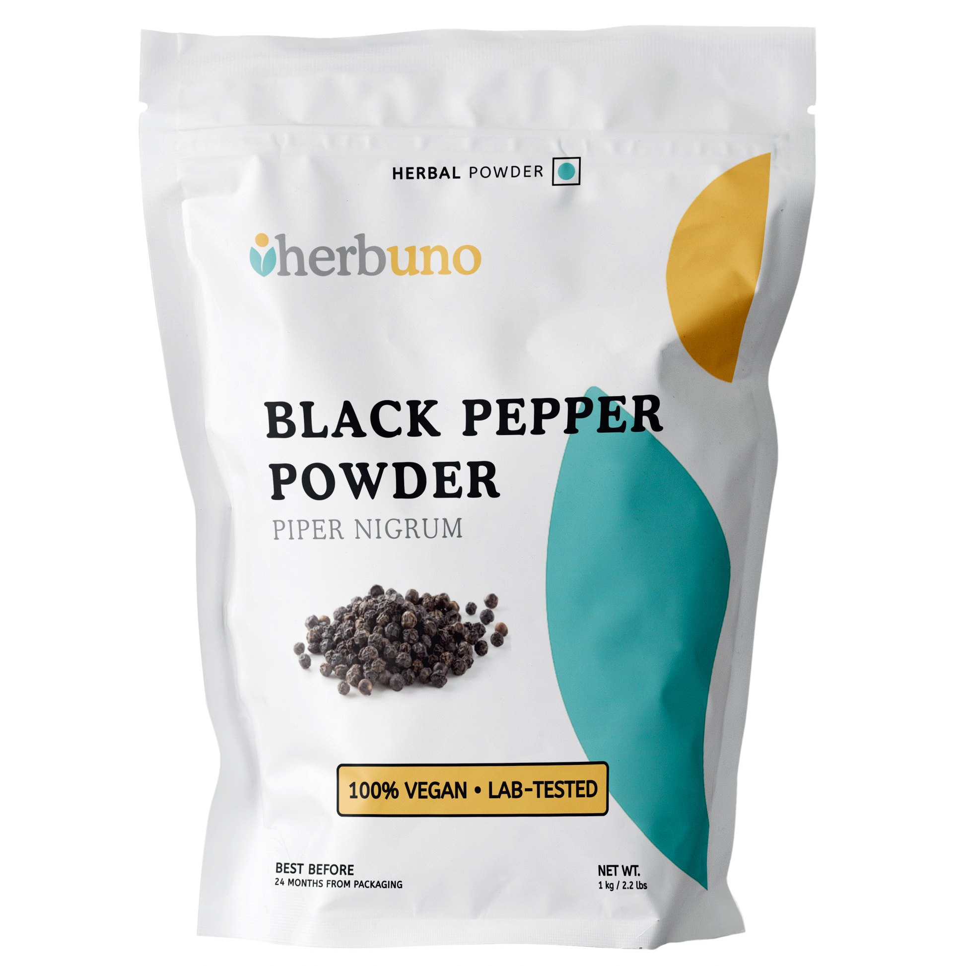 Organic Black Pepper (Piper nigrum) Powder - Herbuno.Com