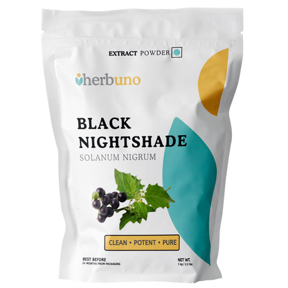 Solanum nigrum (Makoi / Black Nightshade) Extract Powder - Herbuno