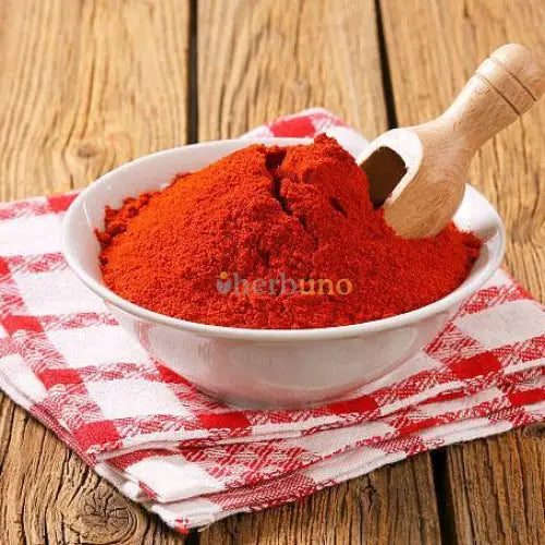 Capsicum Powder - Sweet Red Pepper Spice - Herbuno