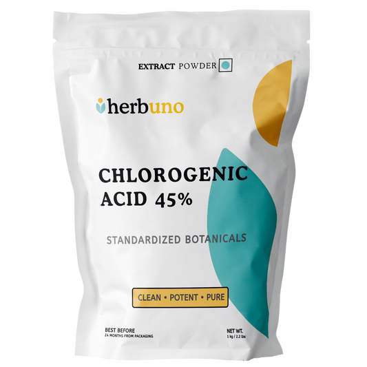 Chlorogenic Acid 45% Powder (Green Coffee Extract) | Standardized Coffea robusta
