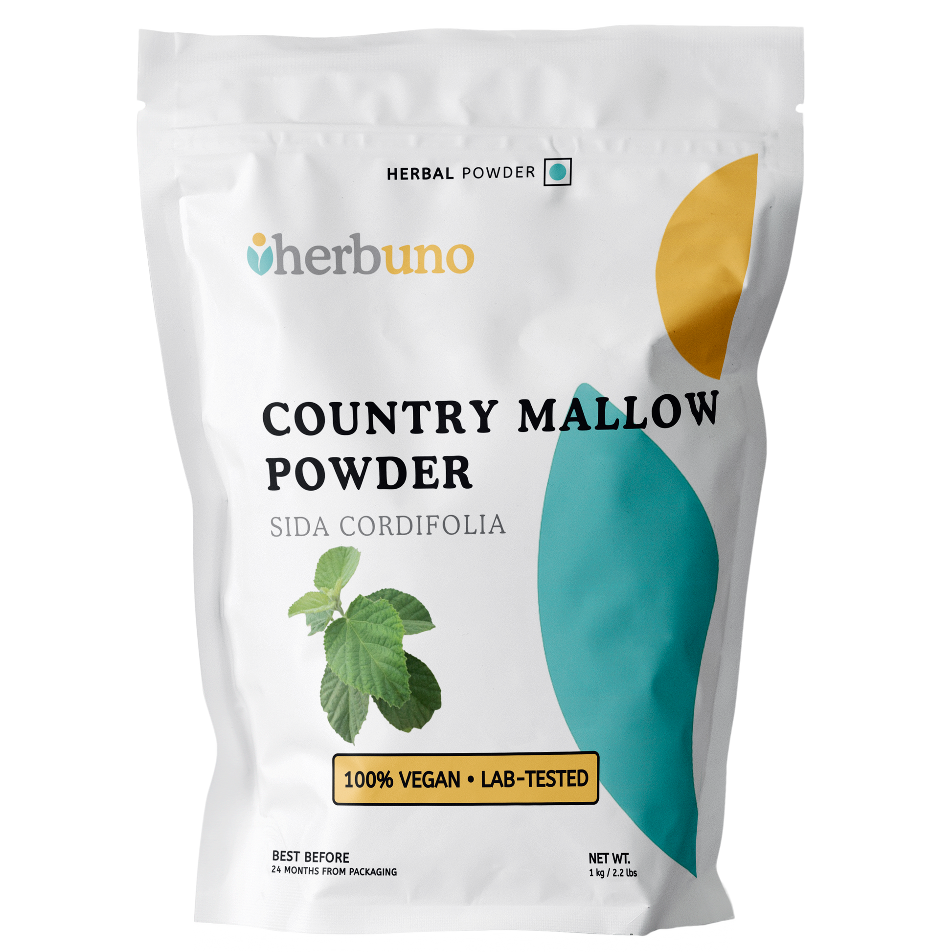 Organic Bala / Country Mallow (Sida cordifolia) Leaf Powder - Herbuno.Com