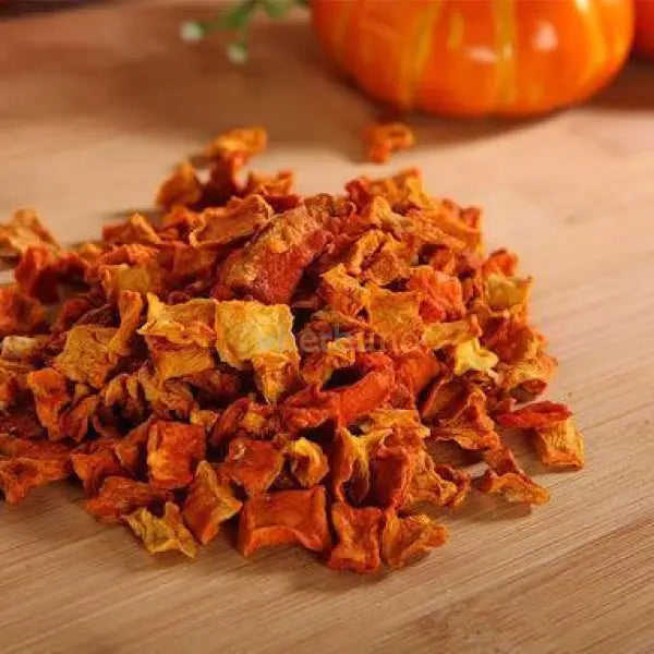 Dehydrated Pumpkin Slices - Cucurbita maxima - dried vegetable