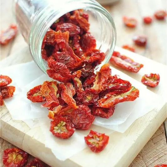 Dehydrated Tomato Slices - Solanum lycopersicum - dried vegetable