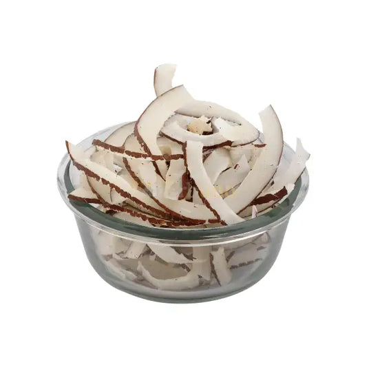 Dried Coconut Slices - Cocos nucifera - dried fruit
