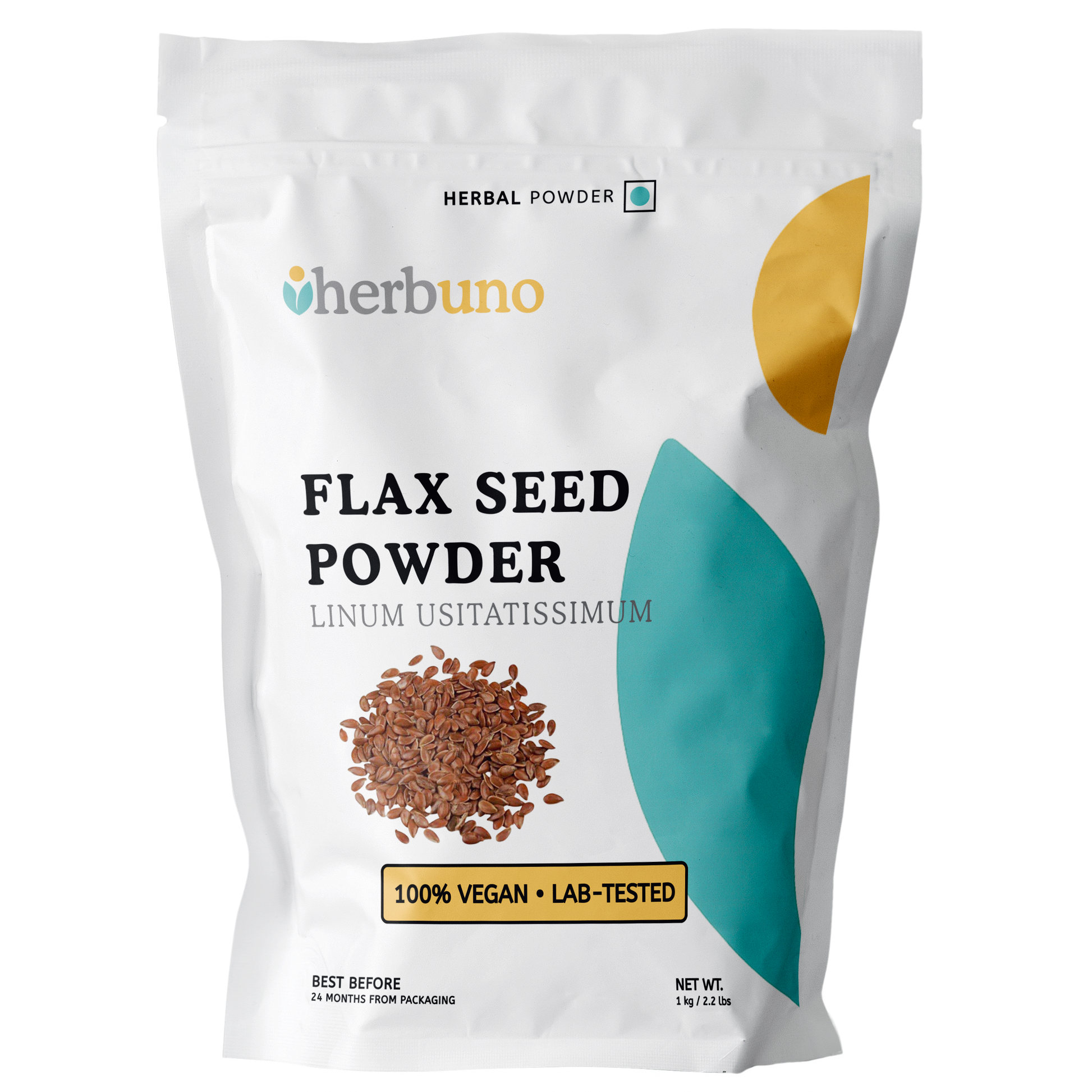 Organic Flax Seed (Linum usitatissimum) Powder - Herbuno.Com