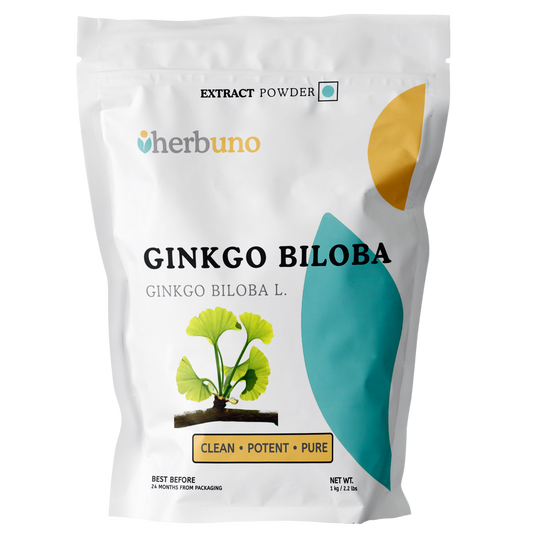 Ginkgo Biloba Extract Powder - Herbuno