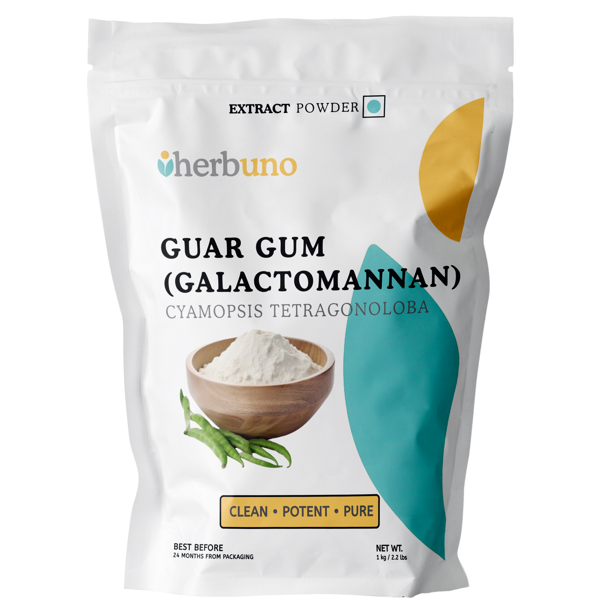 Galactomannan (from Guar Gum) Extract Powder - Herbuno